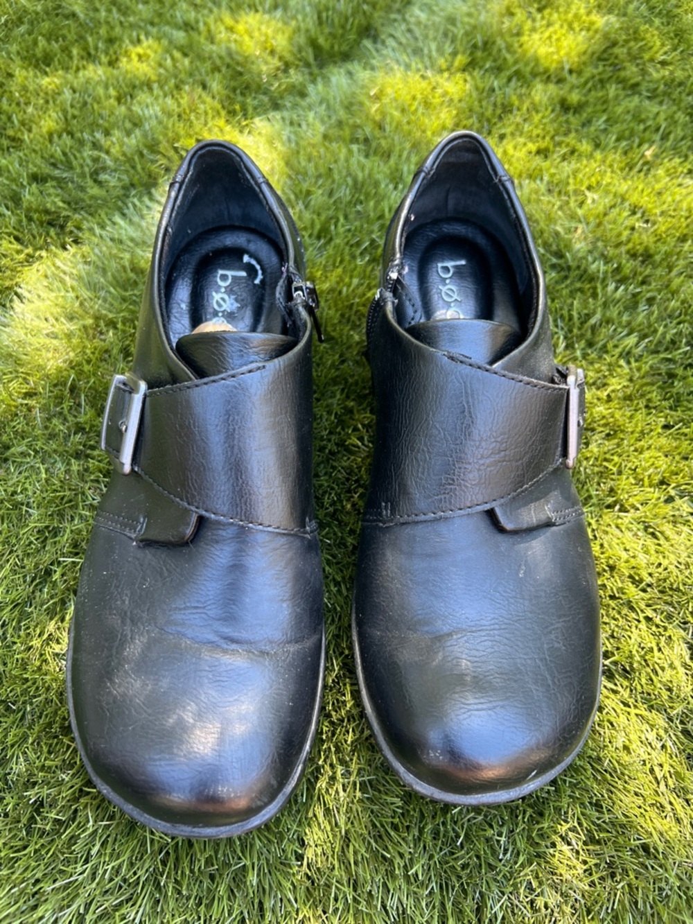 B.O.C. Black Vintage Clogs W8